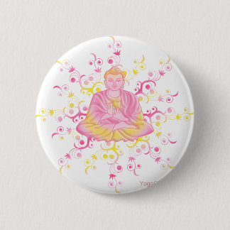 Lotus pose ronde button 5,7 cm