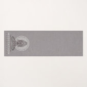 Lotus Pose Yoga Praktijk Mat (Achterkant (horizontaal))