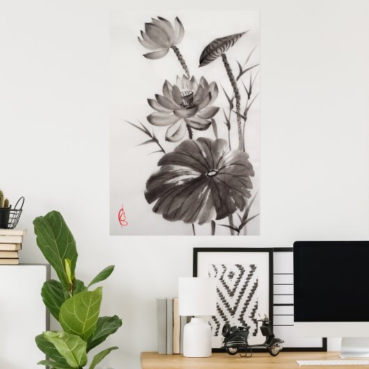 Lotus Poster (Thuiskantoor)