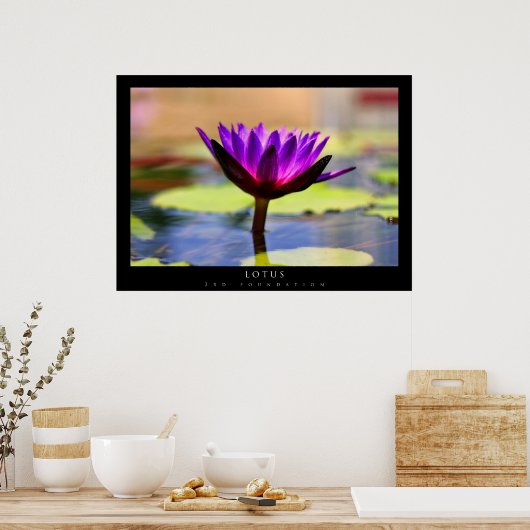 Lotus Poster (Keuken)