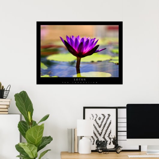Lotus Poster (Thuiskantoor)