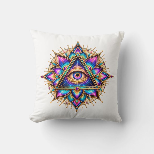 Lotus Prisma Embleem Kussen (Voorkant)