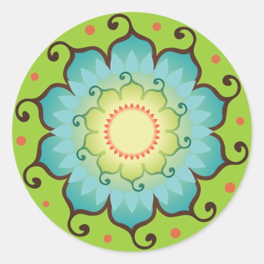 Lotus Radiant Stickers (Voorkant)