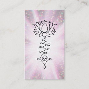 *~* Lotus Rainbow Sparkle Reiki Energy Healing Visitekaartje
