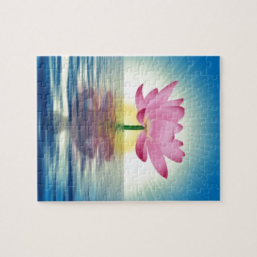 Lotus Reflection Legpuzzel (Horizontaal)