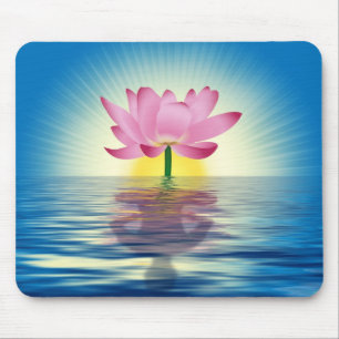 Lotus Reflection Muismat