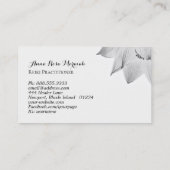 *~* Lotus Reiki Yoga Energy Healer Light Fled Visitekaartje (Achterkant)