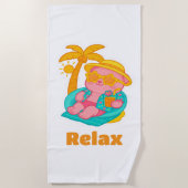  Lotus Relax Beach Towel Strandlaken (Voorkant)
