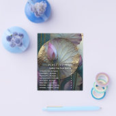 Lotus Reverie | Lotus Bloem Ontwerp Flyer (Enkel)