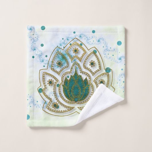 Lotus Rising Bad Handdoek (Wasdoekje)