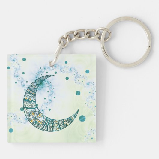 Lotus Rising Sleutelhanger (Achterkant)