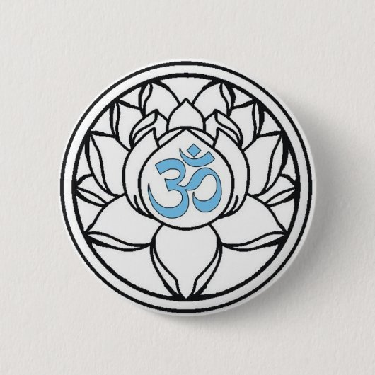 Lotus Ronde Button 5,7 Cm (Voorkant)
