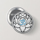Lotus Ronde Button 5,7 Cm (Voorkant /achterkant)
