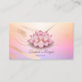 Lotus Roze Goud Kwas Streek Lotus Roze Visitekaartje