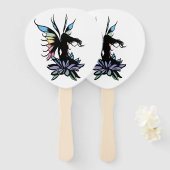 Lotus Schaduwfee Handwaaier (Voorkant en achterkant)