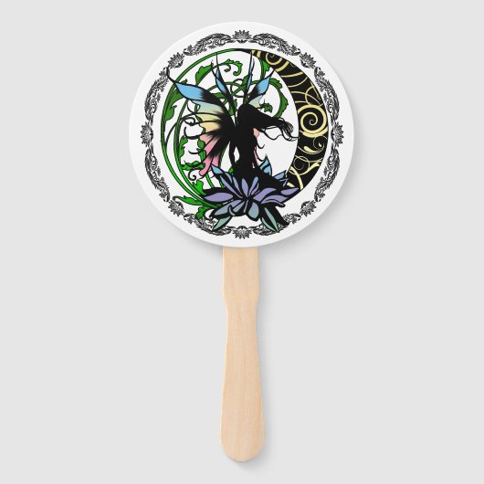 Lotus Schaduwfee Handwaaier (Voorkant)