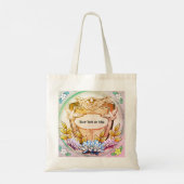 Lotus schild verpleegster tote bag (Achterkant)