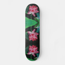 Lotus Schilderij Skateboard