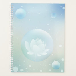 Lotus Serenity Hardcover Dagplanner Planner
