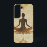 Lotus Serenity Meditatie Telefoonhoesje Samsung Galaxy Hoesje<br><div class="desc">Een mediterende figuur zit onder een bloeiende lotusboom en straalt rust en verlichting uit. Ideaal voor liefhebbers van mindfulness en yoga.</div>