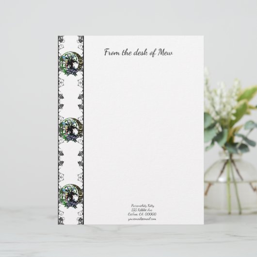 Lotus Shadow Fairy Briefhoofd (Staand voorkant)