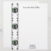 Lotus Shadow Fairy Briefhoofd (Voorkant / Achterkant)