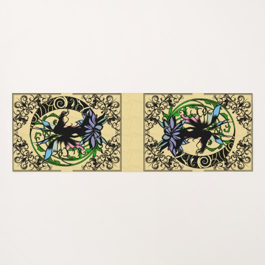 Lotus Shadow Fairy Yogamat (Achterkant (horizontaal))