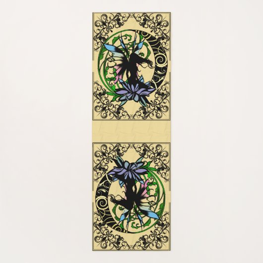 Lotus Shadow Fairy Yogamat (Achterkant)