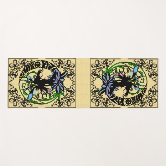 Lotus Shadow Fairy Yogamat (Voorkant (horizontaal))