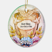 Lotus shield nurse  keramisch ornament (Links)