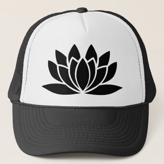 Lotus Silhouette Trucker Pet (Voorkant)