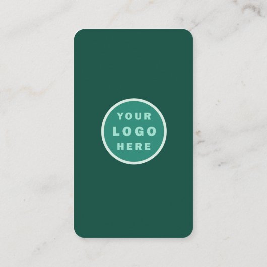 Lotus Social Media Scannable QR Code Verticaal Visitekaartje (Achterkant)