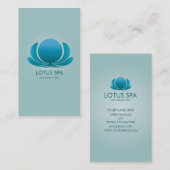 LOTUS SPA BLUE VISITEKAARTJE (Voorkant / Achterkant)