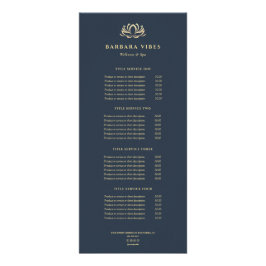 Lotus Spa Therapist Beauty Salon Reclamekaart