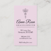 *~* Lotus Sparkle Rays Healing Reiki Tribal Visitekaartje (Achterkant)