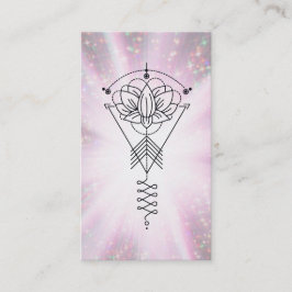 *~* Lotus Sparkle Rays Healing Reiki Tribal Visitekaartje