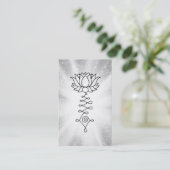 *~* Lotus Sparkle Rays Reiki Energy Healing Visitekaartje (Staand voorkant)