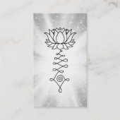 *~* Lotus Sparkle Rays Reiki Energy Healing Visitekaartje (Voorkant)