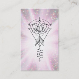 *~* Lotus Sparkle Tribal Healing Reiki Rays Visitekaartje