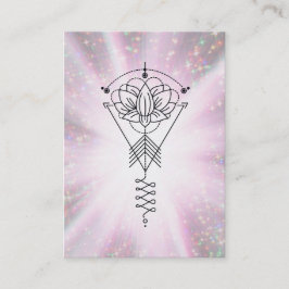 *~* Lotus Sparkle Tribal Rays Healing Reiki Visitekaartje