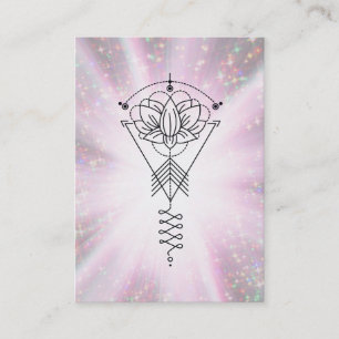 *~* Lotus Sparkle Tribal Rays Healing Reiki Visitekaartje