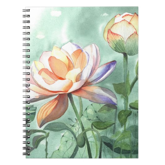 Lotus Spiraal Notebook Notitieboek (Voorkant)
