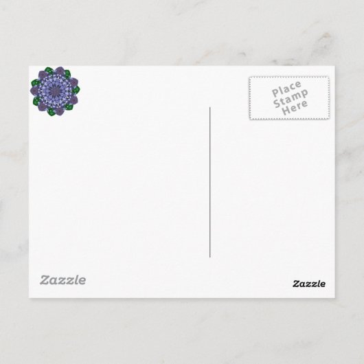 Lotus Star-Briefkaart Briefkaart (Achterkant)