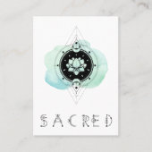 *~* Lotus Stars Mon Sacred Symbool to Nirvana Visitekaartje (Voorkant)