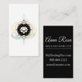 *~* Lotus Stars Sacred Symbol Moon Nirvana Yoga Visitekaartje (Voorkant / Achterkant)