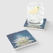 Lotus Stenen Onderzetter (Zijkant)