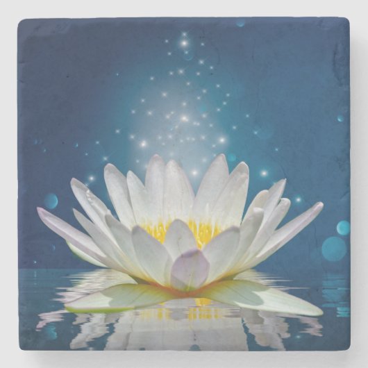 Lotus Stenen Onderzetter (Voorkant)