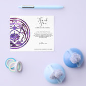 Lotus-stilheid | Paarse Mandala-ontwerp Flyer (Enkel)