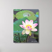 Lotus "Suihiren" Canvas Afdruk (Voorkant)