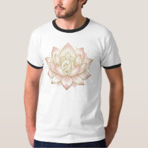 Lotus Symbool Oude Wijsheid Grafische T-shirt